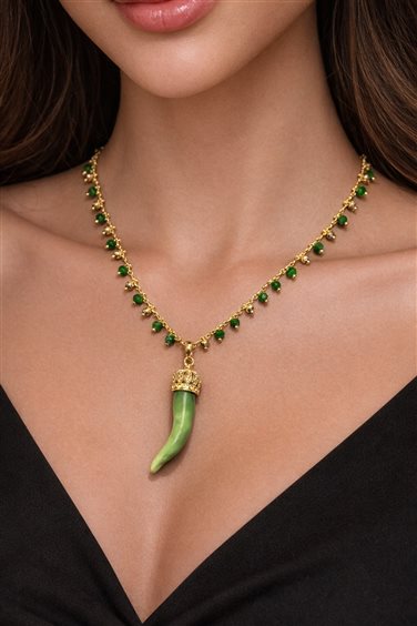 Collier Femme in  Alliage Métallique LARA01-VERDE - LARA01-VERDE
